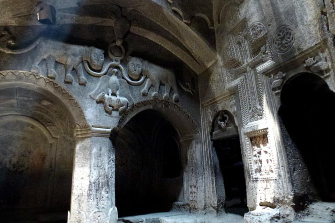Daily jeep tour to Garni gorge and Geghama mountains - Geghard Monastery in a mountain setting