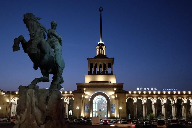 Evening walking tour in Yerevan - Opera House, Freedom Square, and Swan Lake