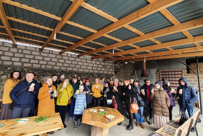 Group Tour: Khor Virap, Garni temple, Geghard, Lavash baking - Geghard, where the church enters the rock