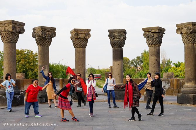 Private Tour to Echmiadzin and Zvartnots Temple - Zvartnots Temple and its ruined circular form