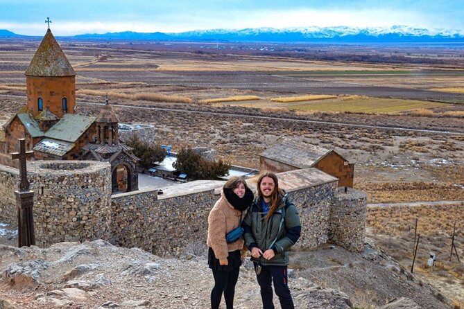 Private Tour to Garni Temple, Geghard & Khor Virap Monasteries, Azat Reservoir - Khor Virap and the view toward Ararat