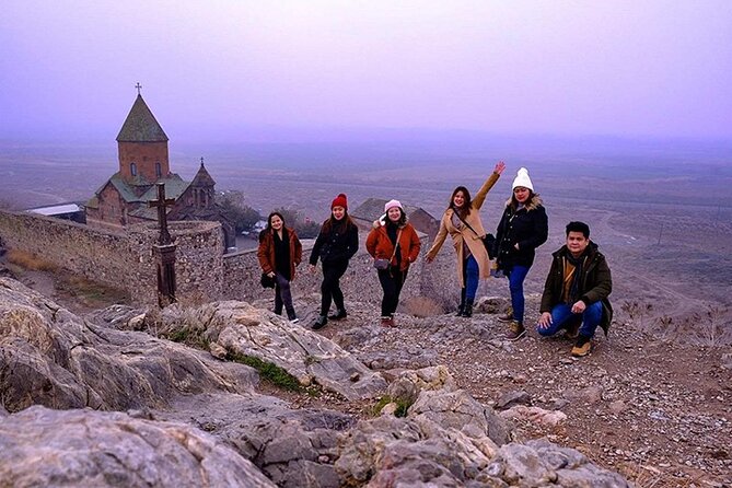 Private tour to Khor Virap, Ararat view - Climbing down into the deep pit