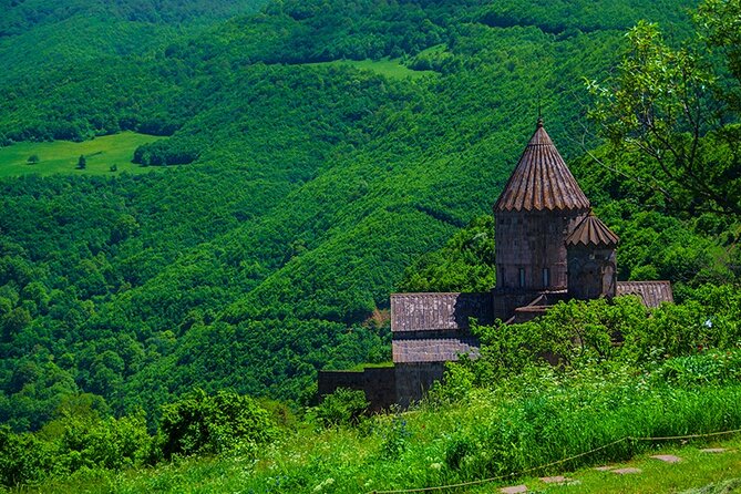 Tatev & Shaki Waterfall Guided Group Tour with Wine Tasting - Exploring ninth-century Tatev Monastery